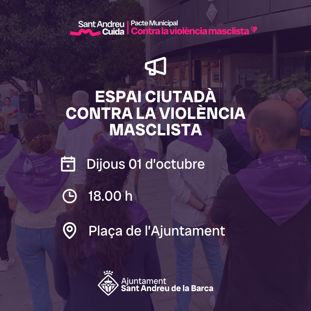 ESPAI CIUTADÀ CONTRA LA VIOLÈNCIA MASCLISTA